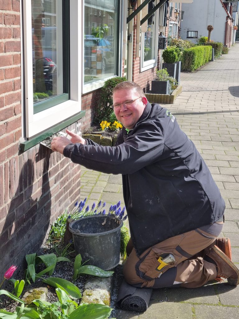 Nette Afwerking van Kunstof Kozijn
